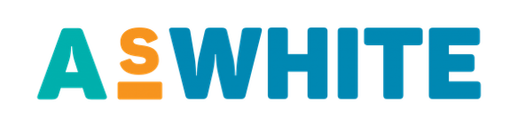 As White logo