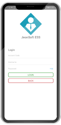 JeonSoft employee self service mobile